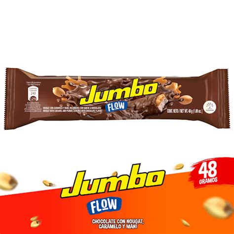 Chocolatina Jumbo Flow Caramelo X Gr