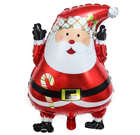 6345cm Christmas Balloon Santa Claus Foil Air Balloons Kids Ts