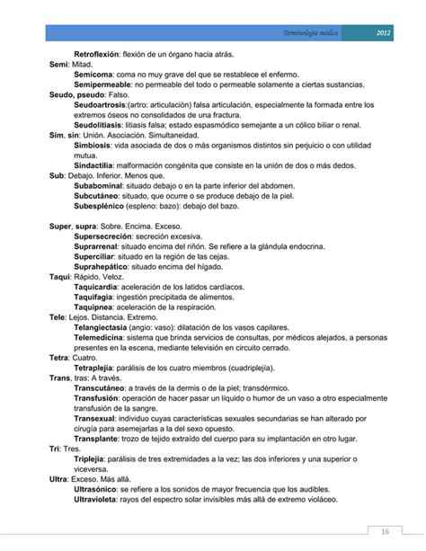 Manual De Terminologia Medica Guia Para El Estudiante PDF Descarga