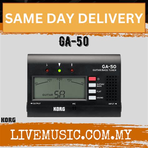 Korg Ga 50 Guitar And Bass Tuner Ga50