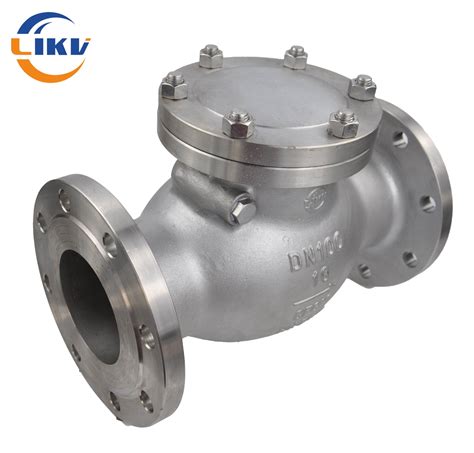 High Pressure BS5153 Double Flanged Wcb Di Tilting Swing Check Valve