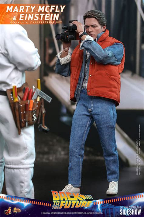 Hot Toys Back To The Future 1 6 Marty McFly Einstein EXCLUSIVE HYPERTOYS