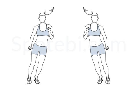 Side To Side Hops Illustrated Exercise Guide