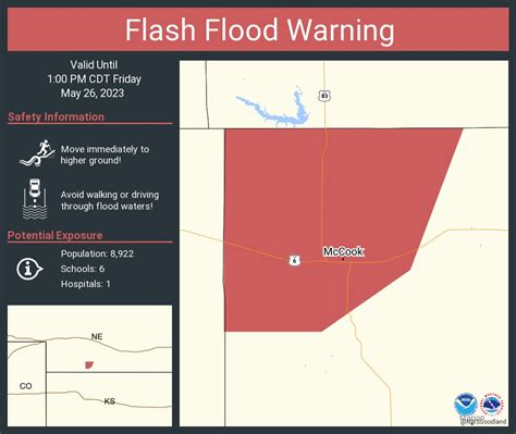 Nws Goodland On Twitter Flash Flood Warning Continues For Mccook Ne