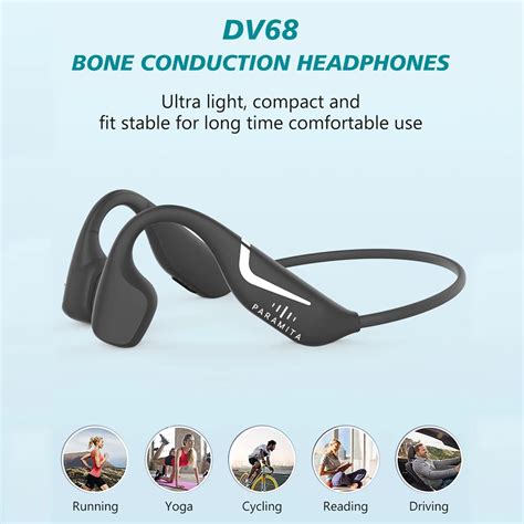 Paramita Dv Bone Conduction Wireless Bluetooth Headset Bt Dual