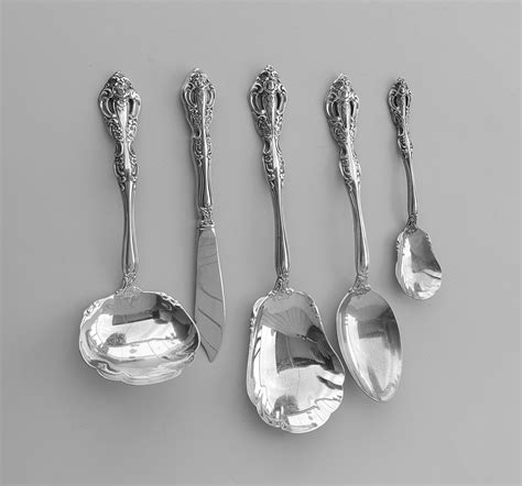 Oneida Heirloom Stainless Michelangelo Pattern Set Of 5 Etsy