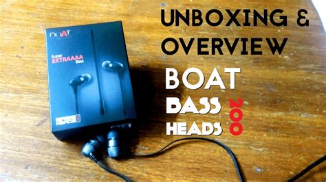 BEST BUDGET EARPHONES Unboxing BOAT BassHeads 200 Kreeder YouTube