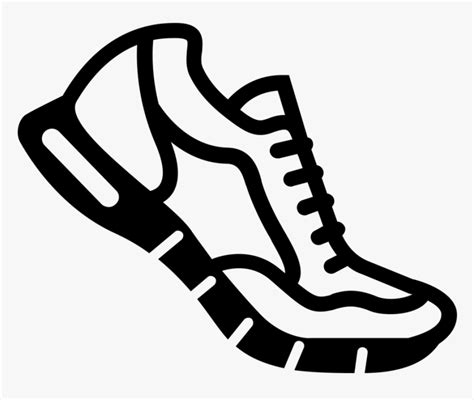 Shoe Icon Paid Running Shoes Cartoon Png Transparent Png Kindpng