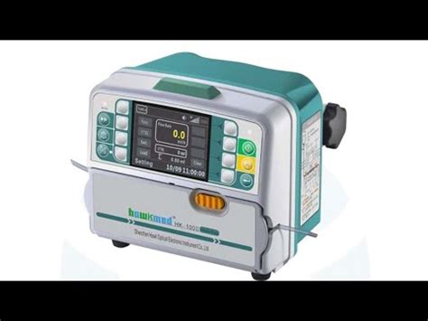 Hawkmed Hk Ii Infusion Pump Operation Youtube