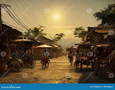 Magalang, Pampanga, Philippines. Generative AI. Stock Illustration ...