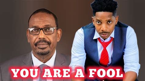 YOU ARE A FOOL ANGRY ERIC OMONDI TRASHES FARAH MAALIM LIVE Over