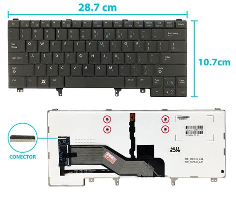 Teclado Dell E6320 E6330 E6420 E6430 E6440 Con Pointer Y Backligth Us