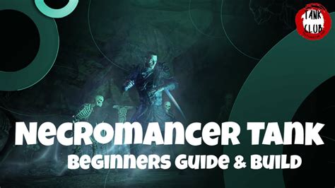 Necromancer Tank Beginners Guide Elder Scrolls Online Scribes Of