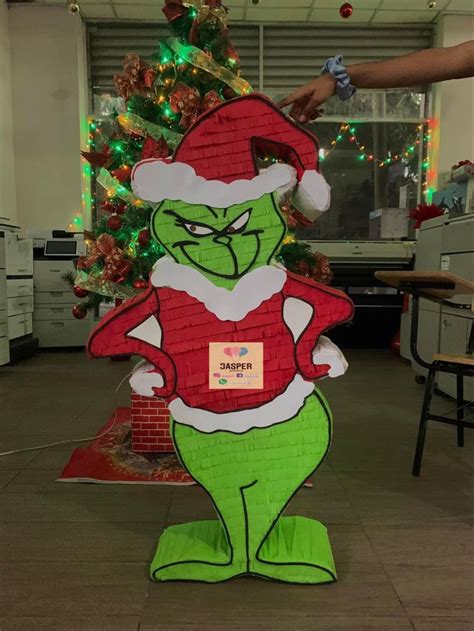 Piñata De Grinch Piñatas Originales Navideñas Piñatas Navidad Piñatas