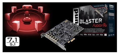 การ์ดเสียง Creative Sound Blaster Audigy Rx 71 Pcie Sound Card With