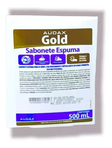 Sabonete Liquido Erva Doce Espuma Gold Audax Ml Refil Mercadolivre