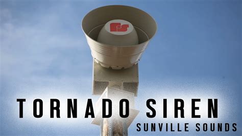 10 Hours Of Tornado Siren Amazing Sounds With Peter Baeten Youtube