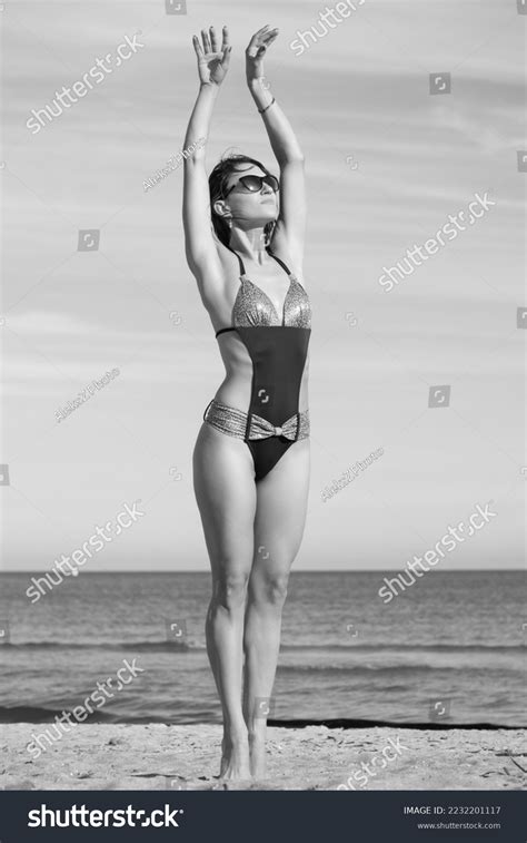 Beautiful Woman Sexy Bikini On Beach Stock Photo Shutterstock
