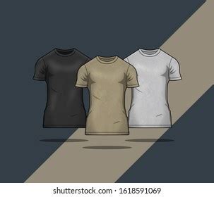 Blank Shirt Template Mockup Design Stock Illustration 1618591069 ...