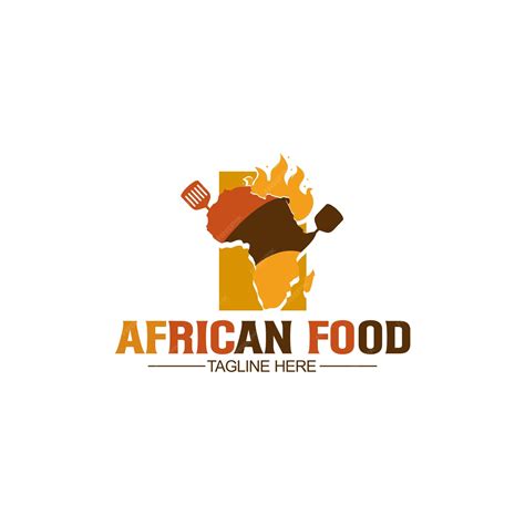 Premium Vector African Food Logo