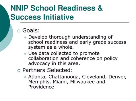 PPT - NNIP School Readiness & Success Initiative PowerPoint ... 
