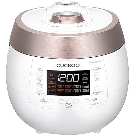 Amazon CUCKOO CRP JHSR0609F 6 Cup Uncooked Induction Heating