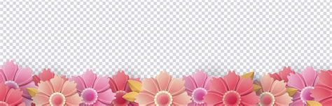 Spring Flowers Isolated On Transparent Background Bright Summer