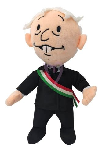 Peje De Peluche Amlo Bandera Presidencial Presidente Cm Mercadolibre