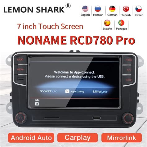 7 Inch Touch Screen Carplay Car Radio Noname RCD780 Pro Android Auto