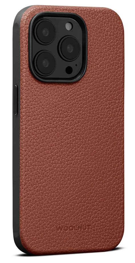 Woolnut Leren Magsafe Iphone Pro Max Hoesje Cognac Appelhoes