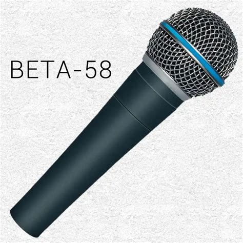 Beta58 Professional Vocal Mic Handheld Wired Beta 58a Supercardioid