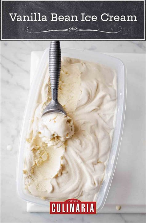 Vanilla Bean Ice Cream Leite S Culinaria