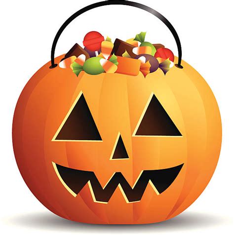 Royalty Free Halloween Candy Bucket Clip Art, Vector Images & Illustrations - iStock