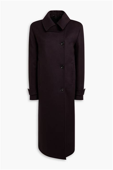 Paul Smith Wool And Cashmere Blend Coat In Purple Endource