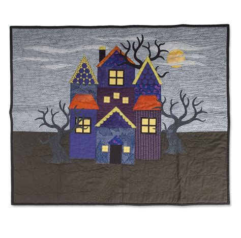 Spooky Haunted House Haunted House Spooky Quilt Patterns