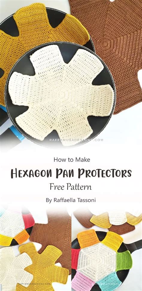 Hexagon Pan Protectors By Raffaella Tassoni Crochet Patterns Crochet