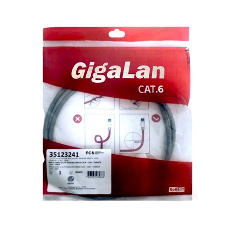 Patch Cord Cat6 1M Furukawa Gigalan Cinza 35123241