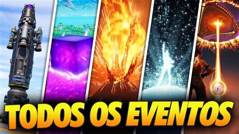 Todos Os Eventos Ao Vivo Do Fortnite Youtube