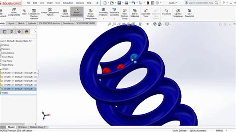 SOLIDWORKS Motion Analysis In Helix Slide IMPULSE YouTube