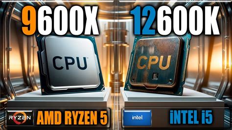 9600X vs 12600k Benchmarks - Tested in Games and Applications - YouTube