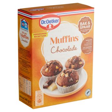 Dr Oetker Muffins Chocolade Bakmix 345g Bestellen Ontbijt