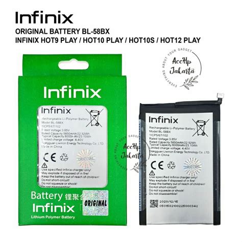 Jual Baterai Infinix Hot Play Hot S Hot Play Hot Play Hot