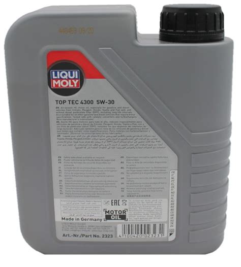 LIQUI MOLY TOP TEC 4300 5W-30 (4 LITRI) – nova