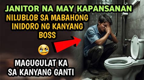 Janitor Na May Kapansanan Nilublob Sa Mabahong Inidoro Ng Kanyang Boss