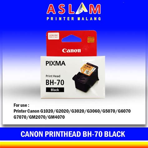 ASLAM PRINTER MALANG Printhead Cartridge Canon BH 70 BK