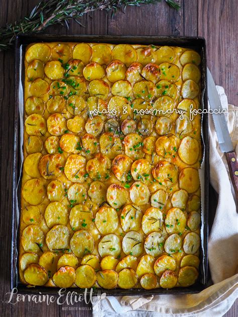 Potato And Rosemary Focaccia Bread Recipe Not Quite Nigella