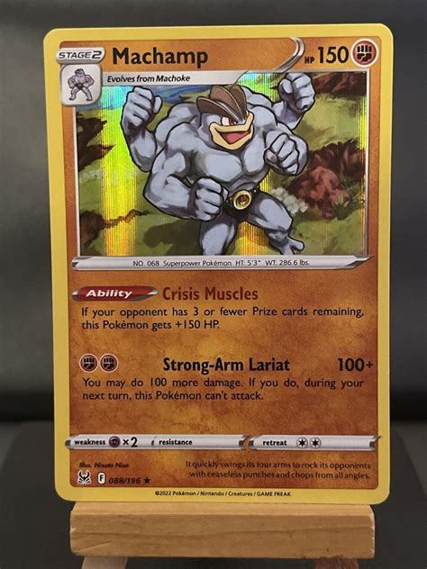 Pokemon Tcg Karty Machamp Holo Lost Origin Aukro