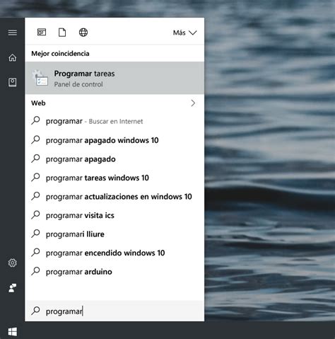 Cómo programar tareas en Windows 10