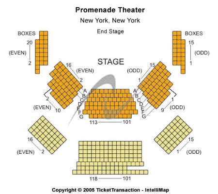 Promenade Theatre Tickets and Promenade Theatre Seating Chart - Buy ...