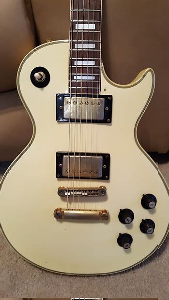 Ibanez Les Paul Custom Antique Ivory Reverb